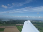 in de lucht