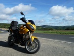on the road